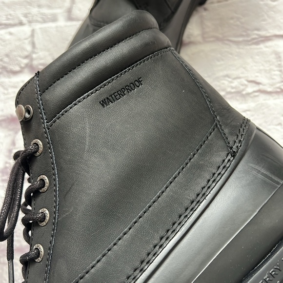Men’s Sperry Top-Sider Memory Foam black boots waterproof - Picture 4 of 7